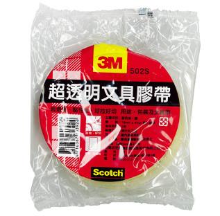 【3M】502S超透明膠帶(18mm)