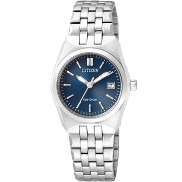 CITIZEN Eco-Drive復古風格光動能女用腕錶(EW2290-62L)