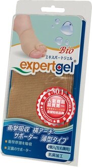 【expertgel愛倍多】前腳掌護套｜足部護理 | 添加AEGIS抗菌成份| 抑菌防臭| 前腳掌凝膠保護套 (S、L)_1雙入