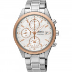 SEIKO 優雅都會計時女用腕錶(7...