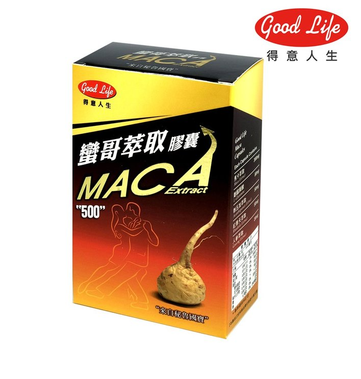 【得意人生】祕魯進口MACA瑪卡蠻哥萃取膠囊（60粒）