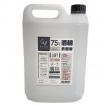 75%酒精清潔液4公升6桶/箱