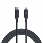 +886 [極Sense] USB-C to Lightning  Cable  PD 2.0 快充充電線1.8M(迷霧灰)